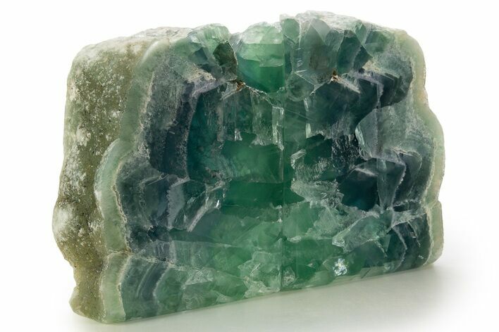 Polished Green Fluorite Bookends - Mexico #335273